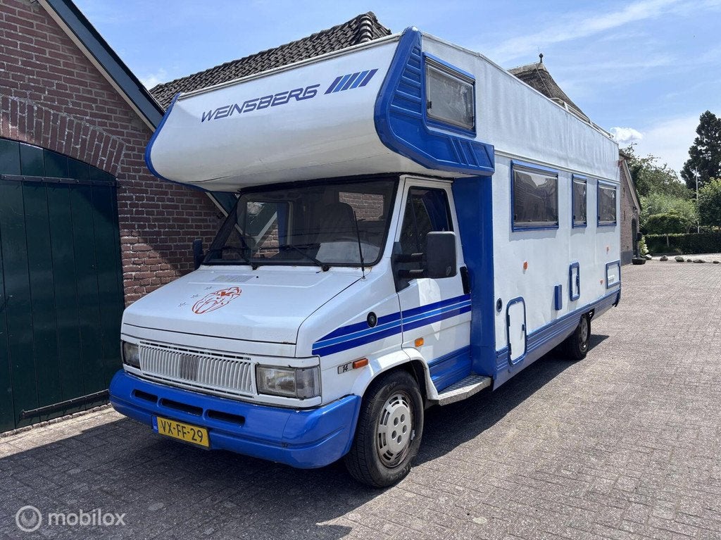 Fiat Ducato 290 Turbo-Diesel WEINSBERG opbouw 1992, Caravans en Kamperen, Campers, Weinsberg.nl, Weinsberg, Bedrijf, Nederland