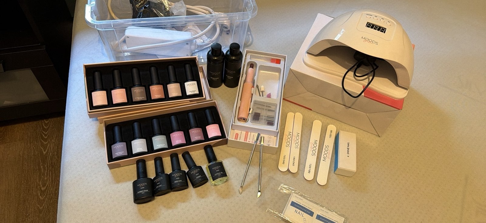Mood gellak set, Sieraden, Tassen en Uiterlijk, Uiterlijk | Cosmetica en Make-up, Ophalen of Verzenden, Zo goed als nieuw, Overige kleuren