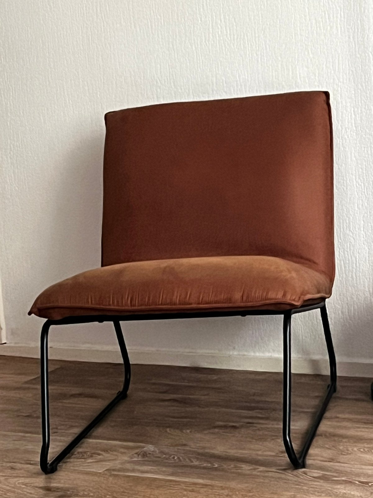 Mooie stoel/ fauteuil, Ophalen, 75 tot 100 cm, Zo goed als nieuw, Stof