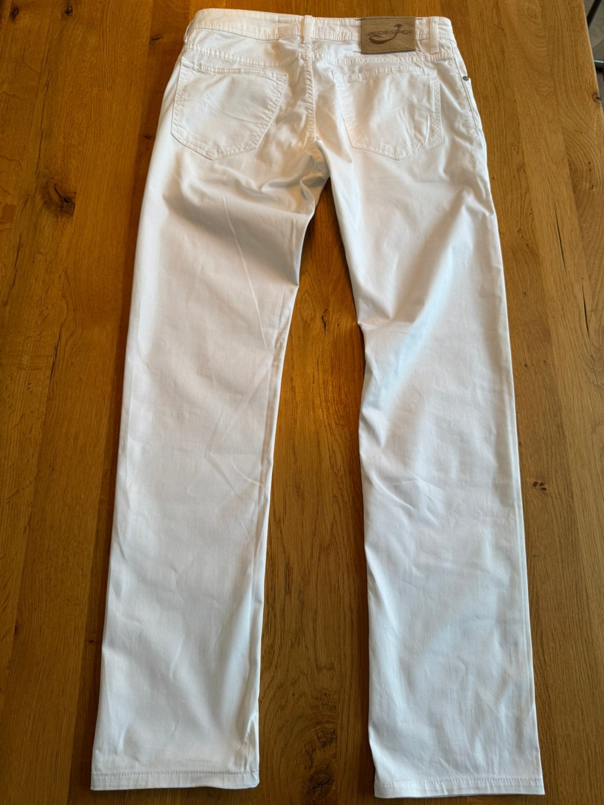 Jacob Cohen broek, Wit, Ophalen of Verzenden, Zo goed als nieuw, Maat 34 (XS) of kleiner