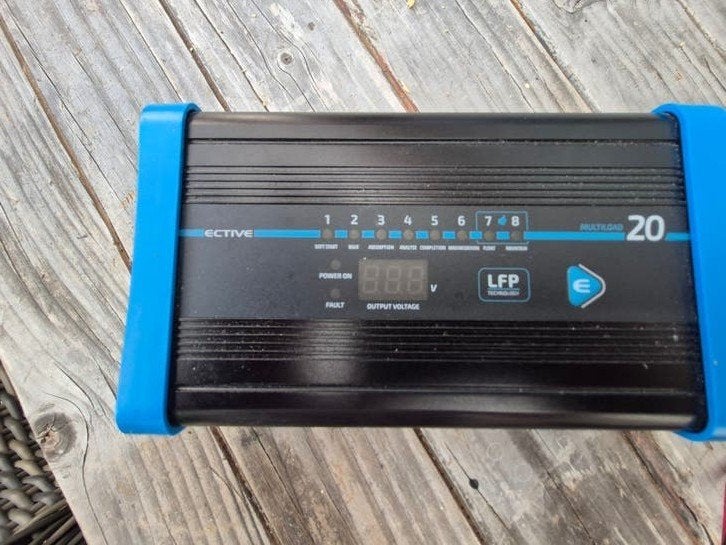 Ective Acculader Lithium Acculader 20A - Zeer Goed, Caravans en Kamperen, Camper-accessoires, Ophalen of Verzenden, Gebruikt