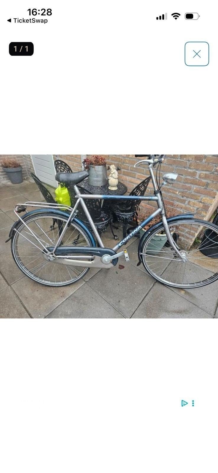 Cortina fiets met versnellingen,, Fietsen en Brommers, Fietsen | Heren | Herenfietsen, Ophalen