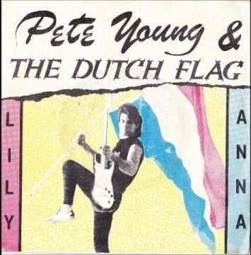 pete young & the dutch flag-powerpop/punk/nederpunk+poster, Verzenden, Gebruikt, 7 inch, Rock en Metal