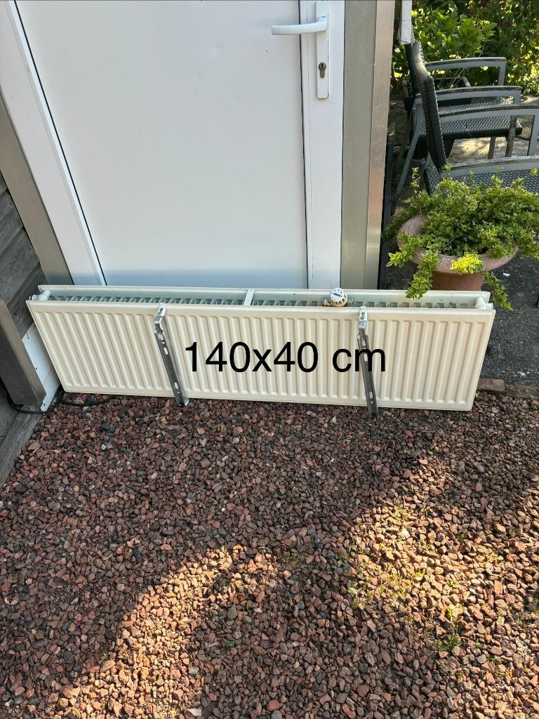 radiator-dubbel, Ophalen, 30 tot 80 cm, Gebruikt, Hoog rendement (Hr)