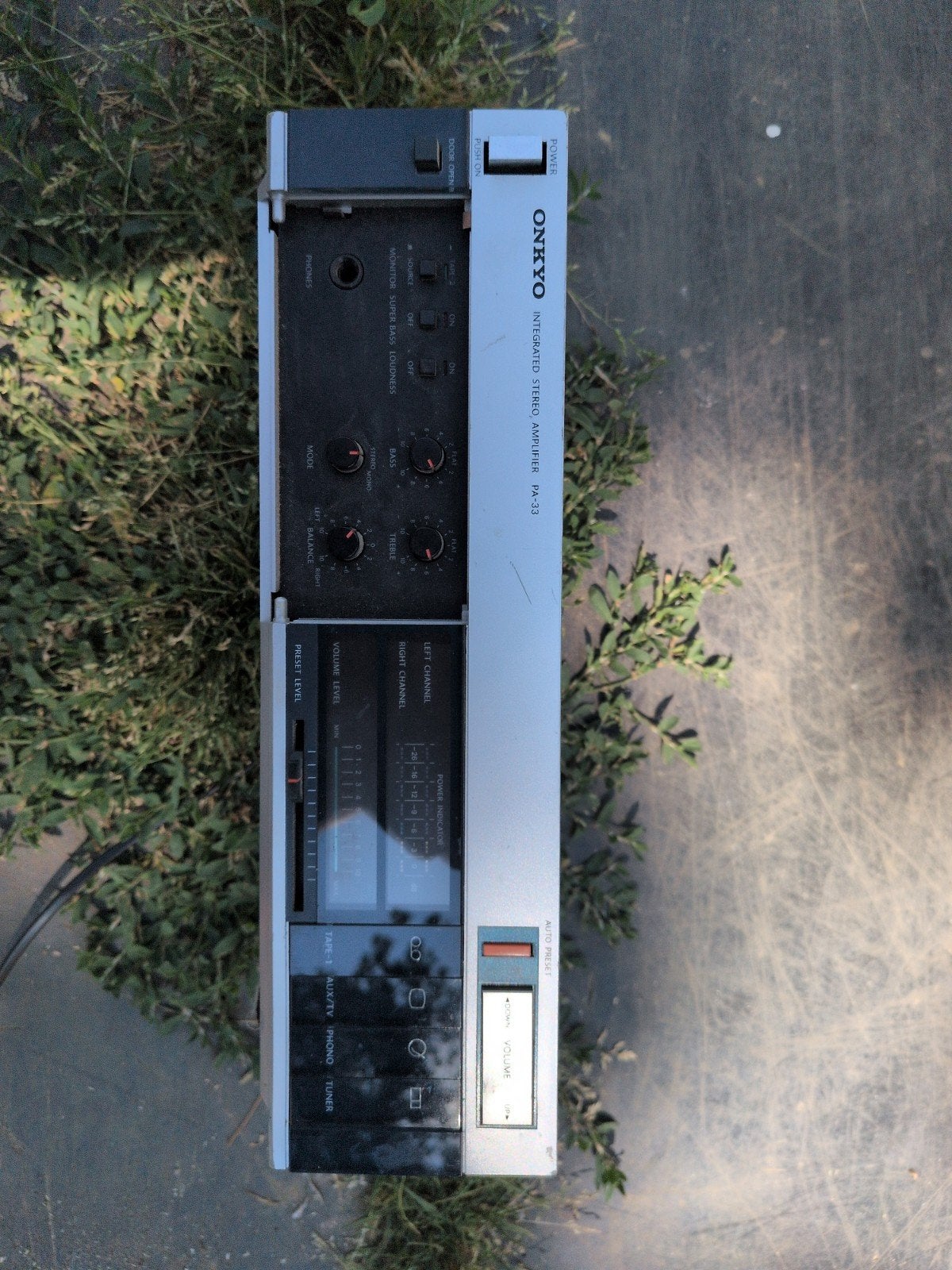 Onkyo PA-33 Geïntegreerde Stereo Versterk, Gebruikt, Ophalen of Verzenden, 120 watt of meer, Stereo