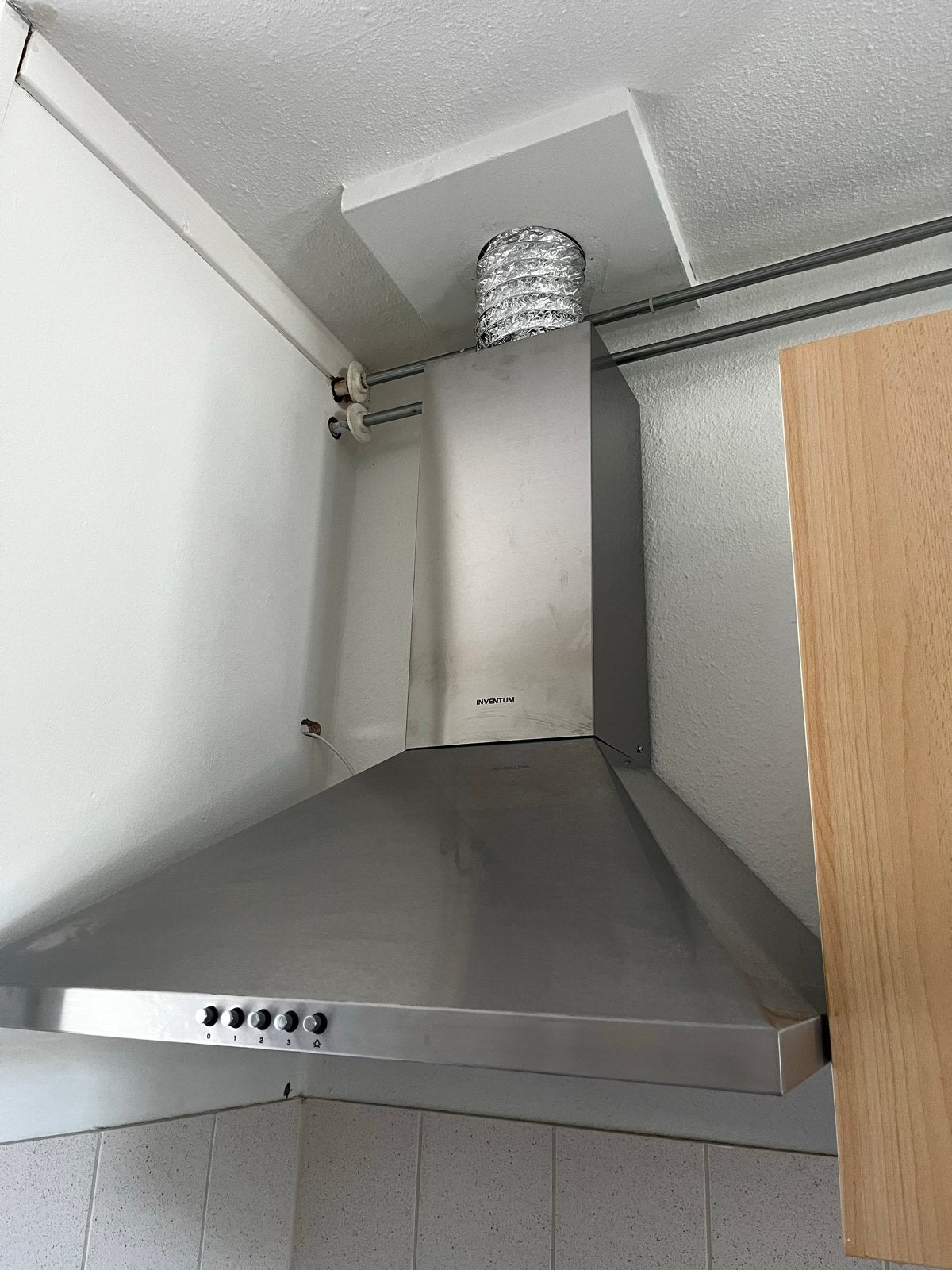 Inventum Wandschouwkap RVS, Ophalen, Gebruikt, Wandschouwkap, 400 tot 600 m³ per uur