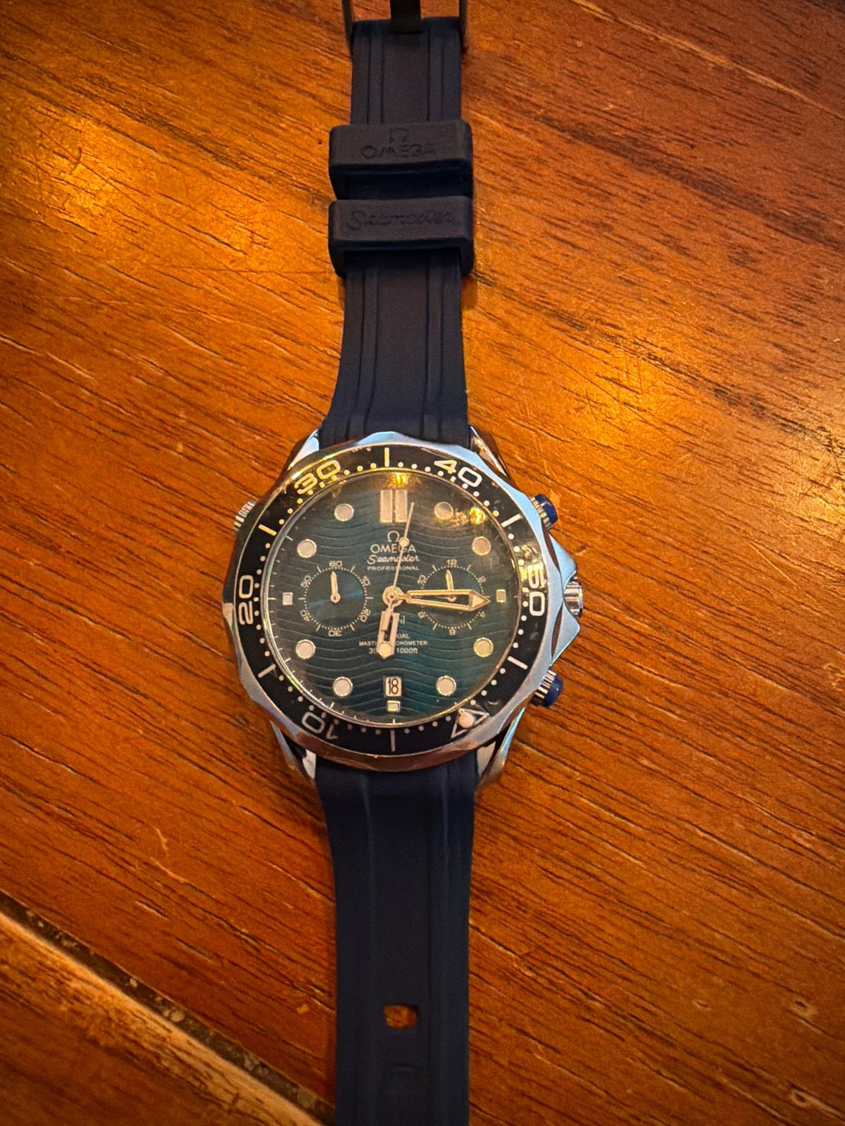 Omega Seamaster Professional Chronometer Horloge, Staal, Polshorloge, Kunststof, Ophalen of Verzenden