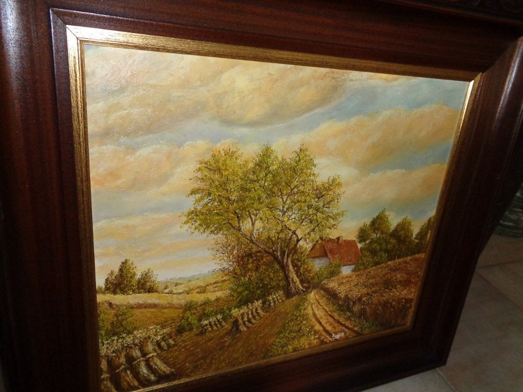*M. Roels (1933) -Prachtig schilderij -Vermeld in PIRON, BAS, Antiek en Kunst, Kunst | Schilderijen | Klassiek, Ophalen of Verzenden