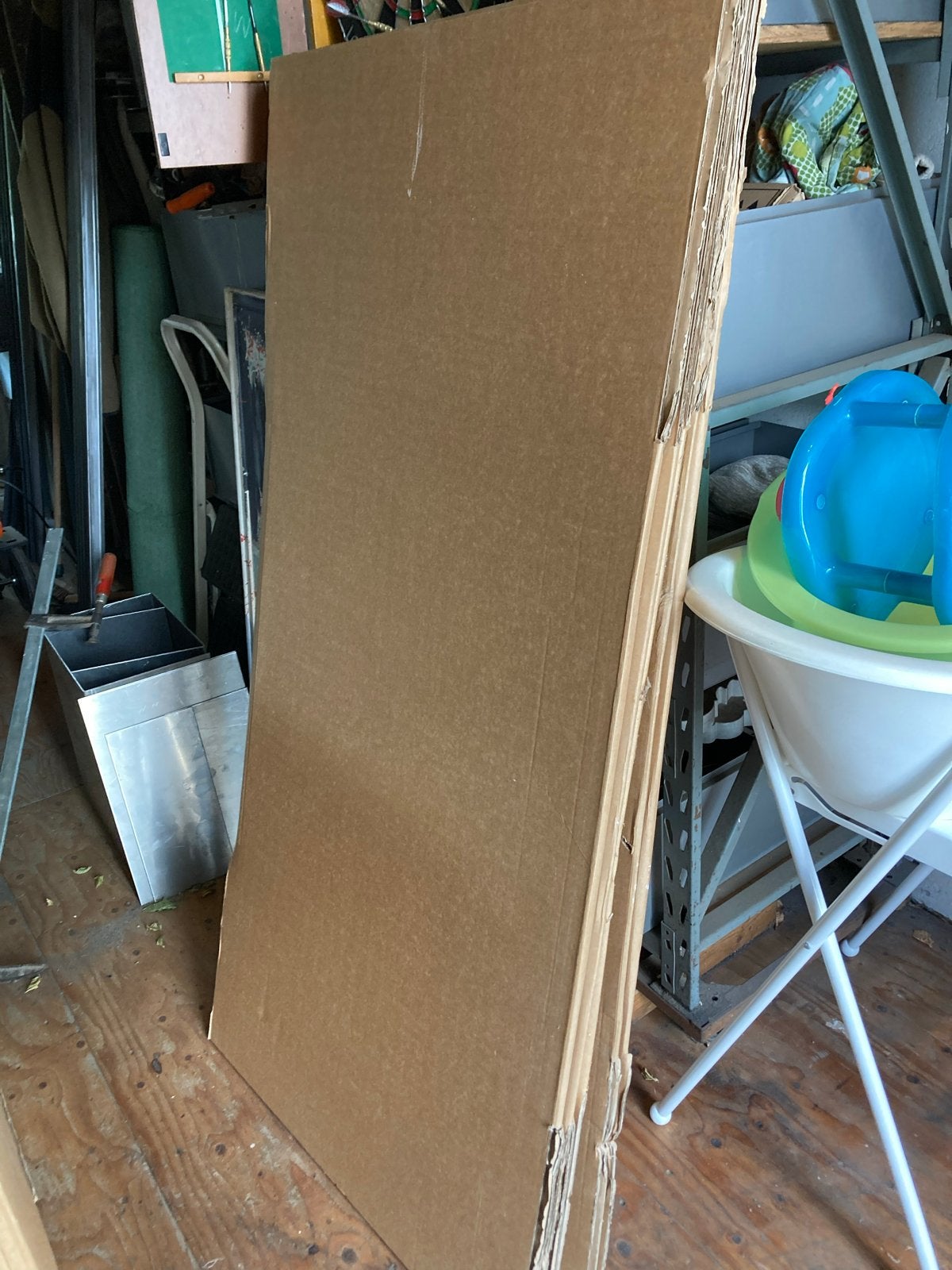 Stevige kartonnen dozen 80x80x80 cm (evt. met pallet), Doe-het-zelf en Verbouw, Kratten en Dozen, Ophalen, 60 cm of meer, 75 tot 100 cm