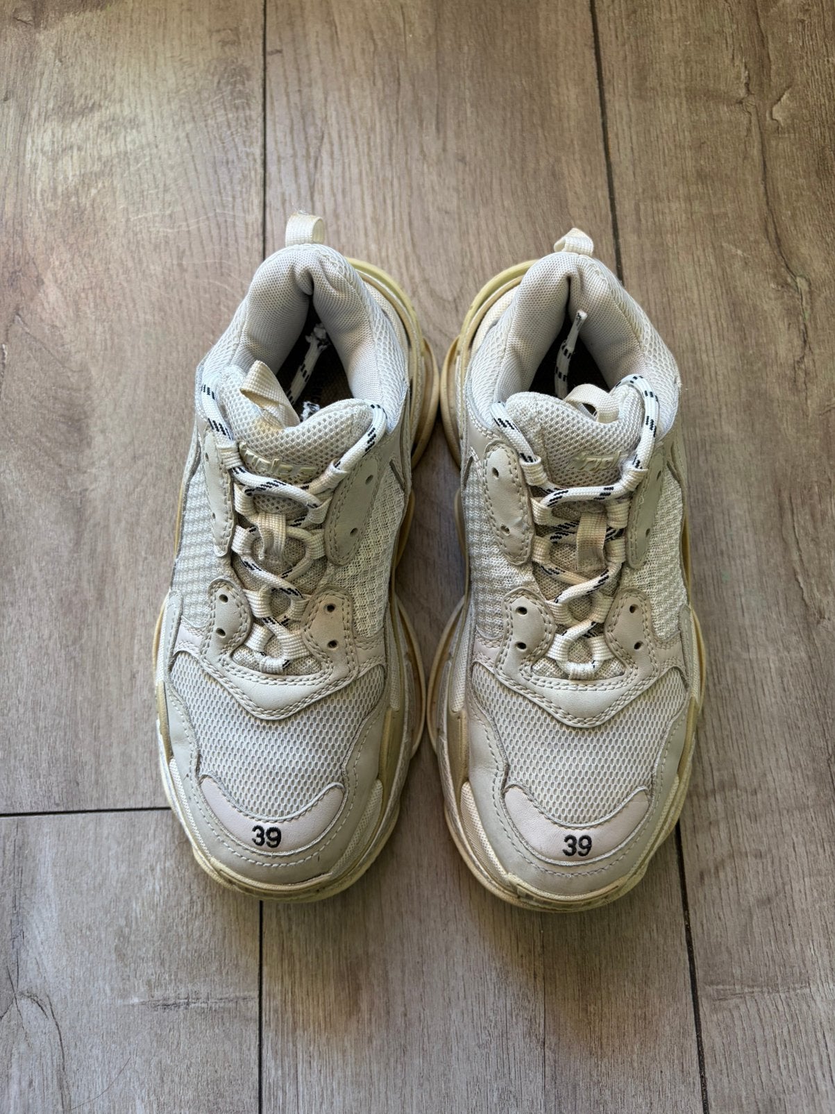 Balenciaga Triple S Sneakers, Wit, Ophalen of Verzenden, Sneakers of Gympen, Gedragen