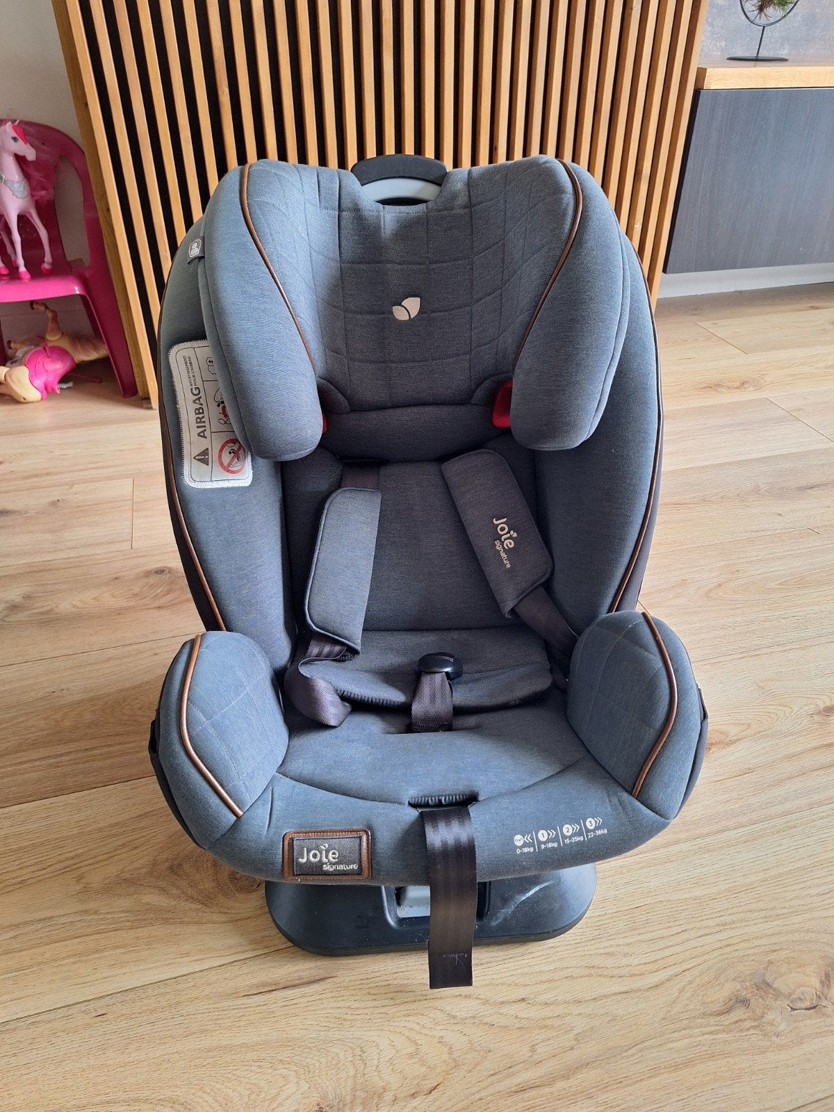 Joie Signature Autostoel - Isofix & Verstelbaar (0-36kg), Autogordel of Isofix, Gebruikt, 0 t/m 18 kg, Verstelbare rugleuning