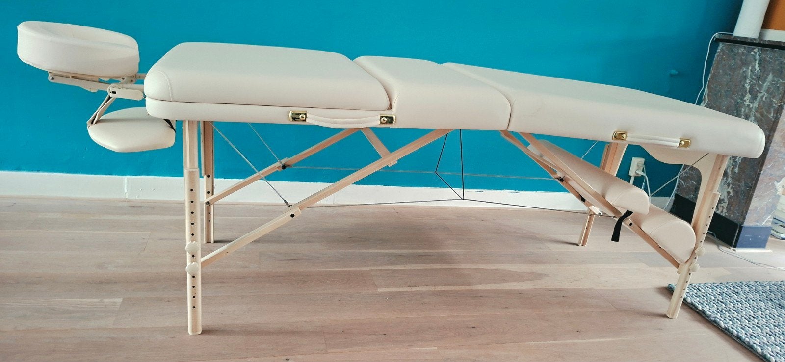 ZGAN Professionele Hara Nadine 76 massagetafel + accessoires, Ophalen, Zo goed als nieuw, 30 cm of meer