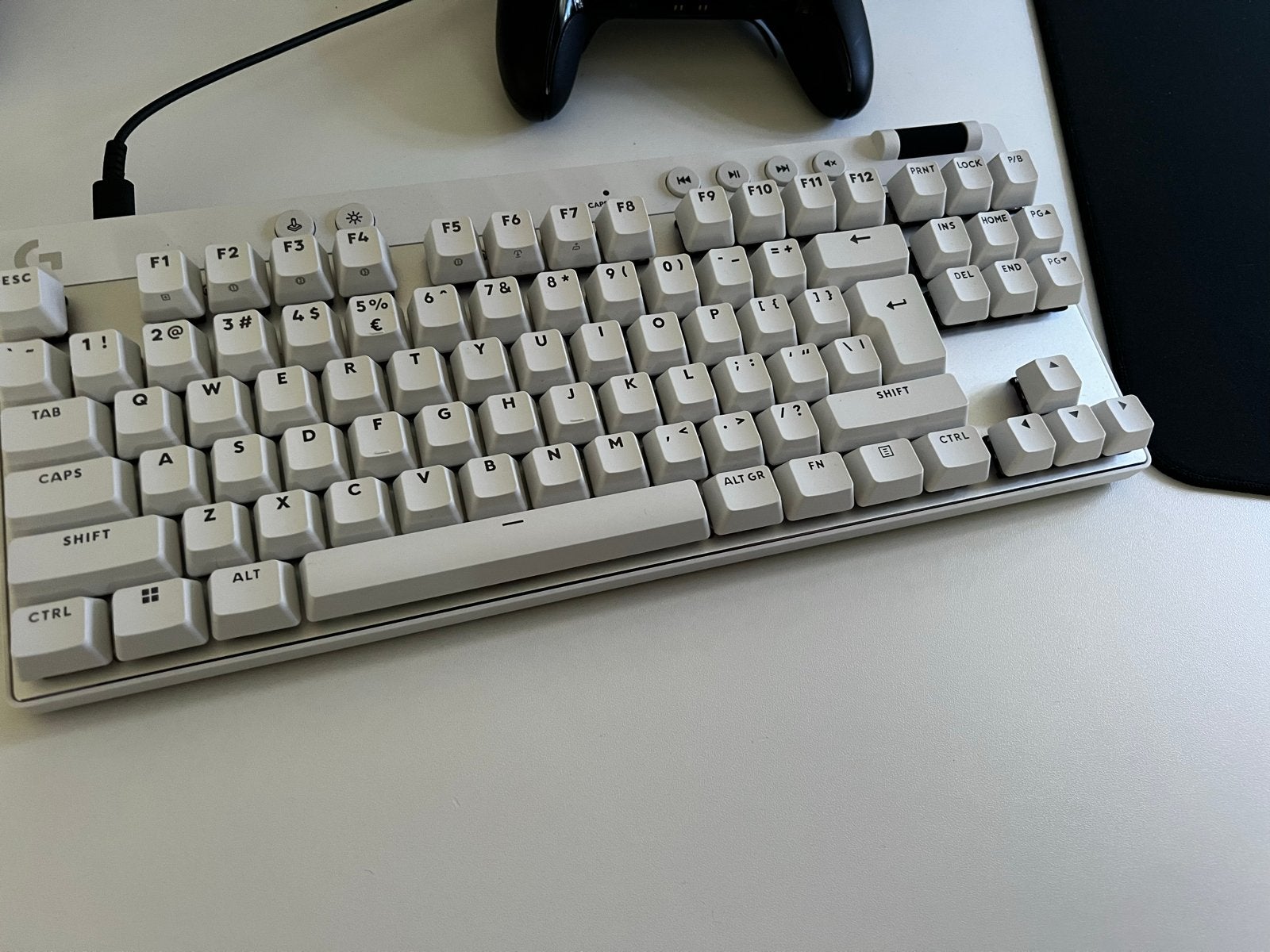 Logitech G PRO X TKL RAPID Gaming Toetsenbord Z.G.A.N, Computers en Software, Ophalen, Draadloos, Qwerty, Gaming toetsenbord