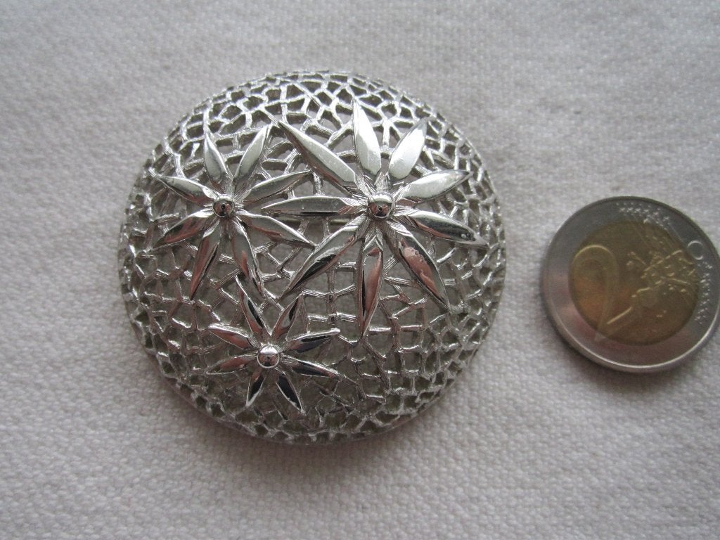 60.   Schitterende oude broche, MONET, Sieraden, Tassen en Uiterlijk, Antieke sieraden, Ophalen, Overige materialen, Broche