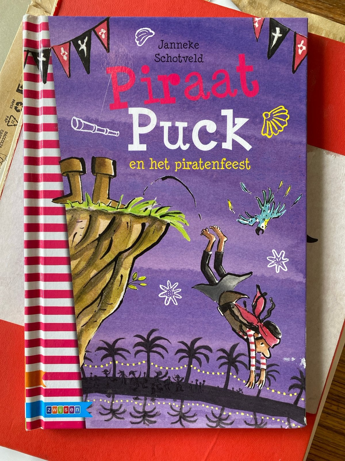 Piraat Puck en het piratenfeest - Janneke Schotveld, Ophalen of Verzenden, Zo goed als nieuw, Fictie