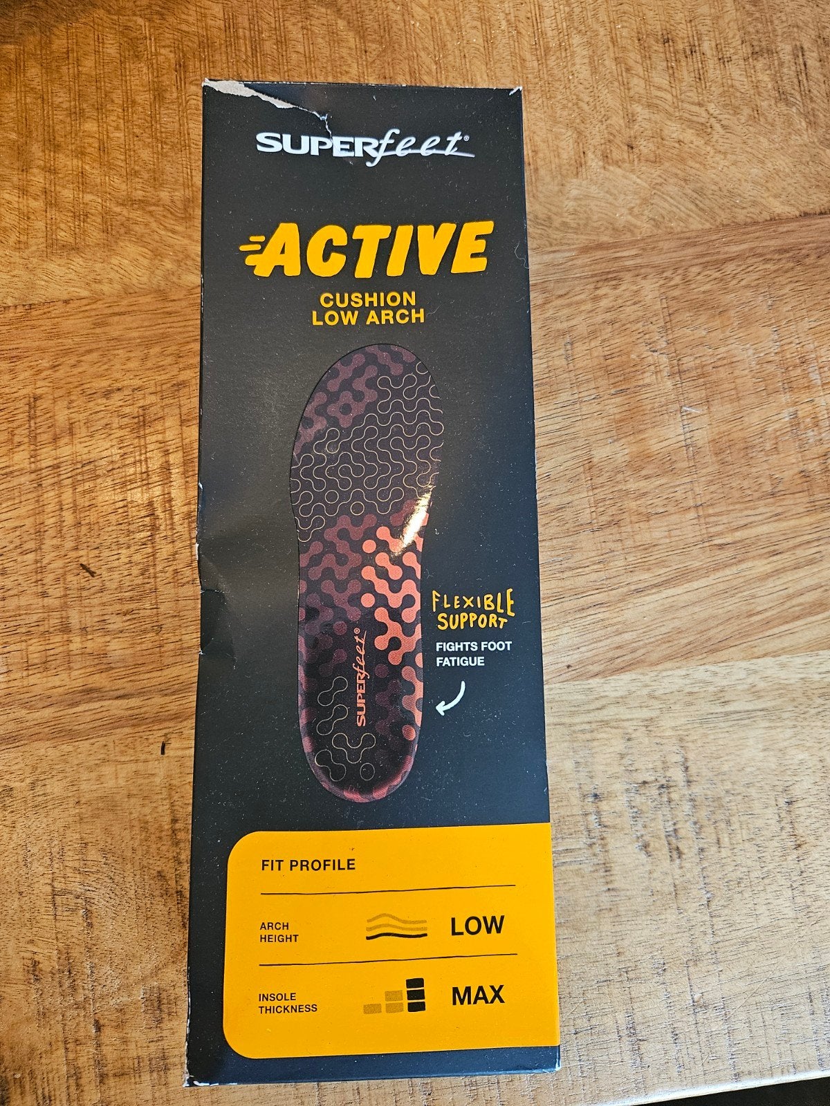 Superfeet ACTIVE Cushion Low Arch Inlegzolen, Ophalen of Verzenden, Nieuw
