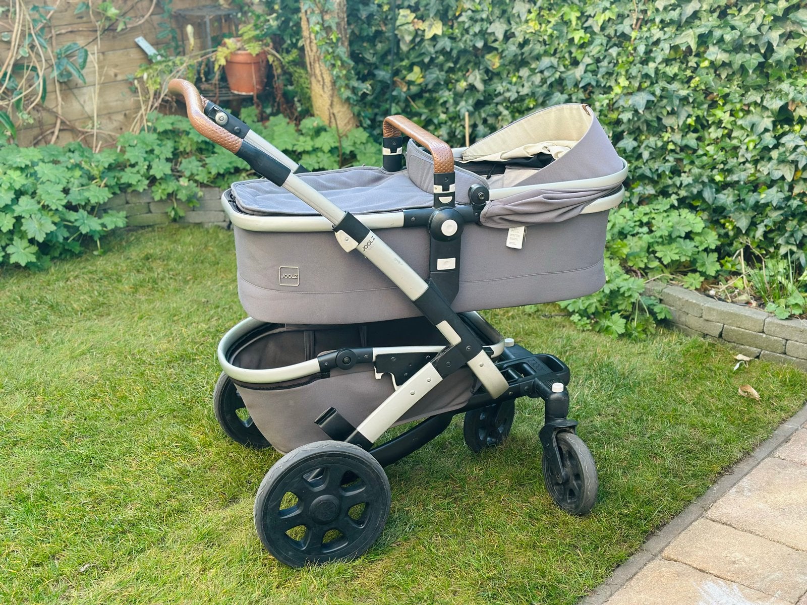 Joolz Geo2 combiwagen met regenhoes en Maxi Cosi adapters, Gebruikt, Combiwagen, Met reiswieg, Ophalen