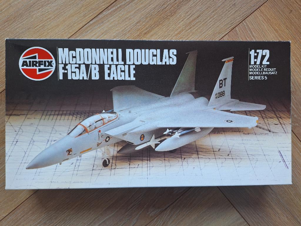 1:72 1/72 Airfix McDonnell Douglas F-15A/B Eagle, Hobby en Vrije tijd, Modelbouw | Vliegtuigen en Helikopters, Overige merken