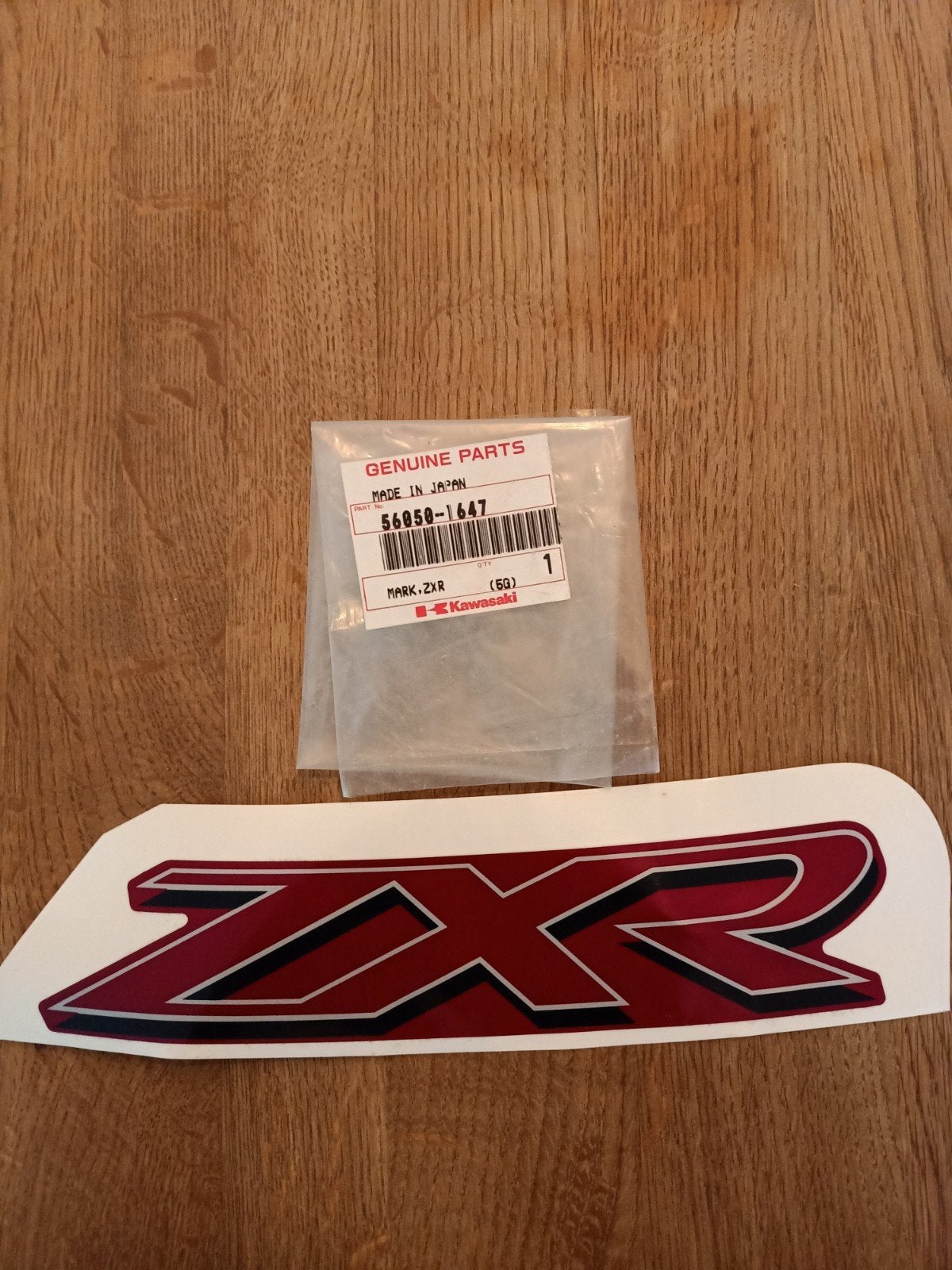 Kawasaki ZXR Originele Sticker - Onderdeel 56050-1647, Ophalen of Verzenden