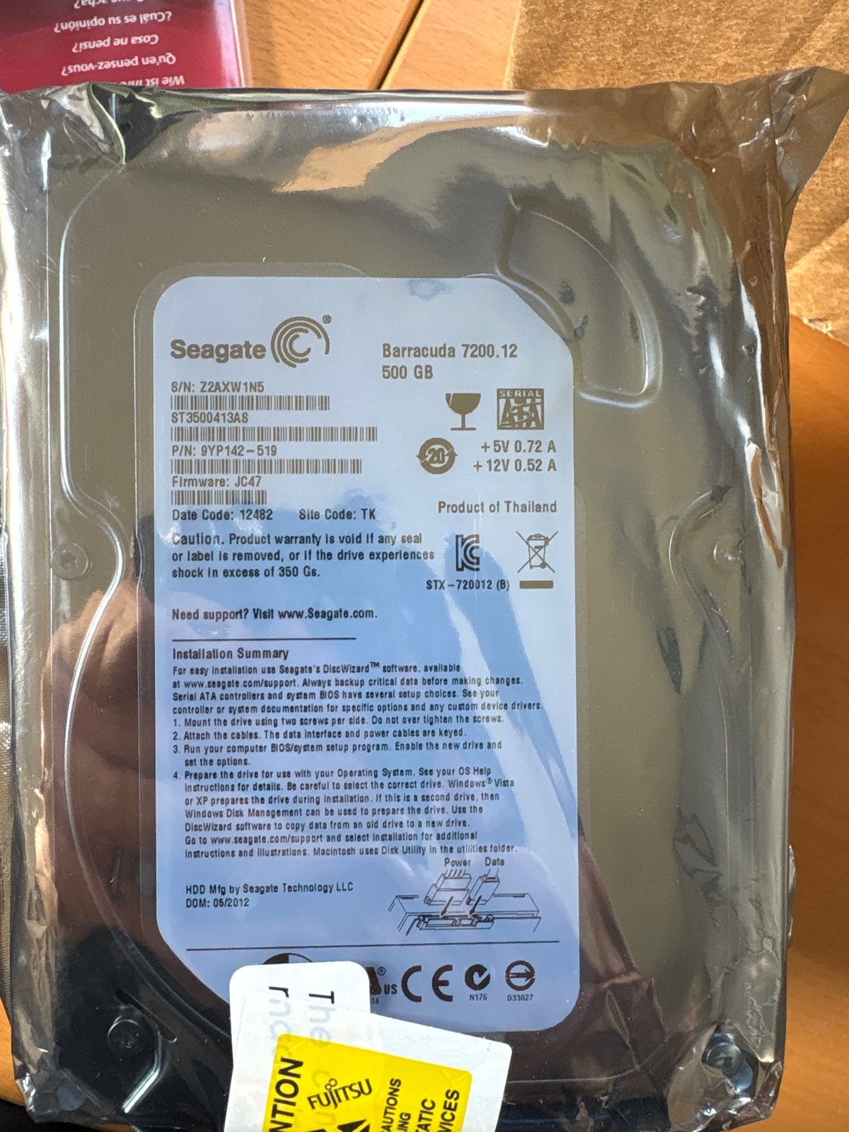 Seagate Barracuda 7200.12 500GB HDD - 6 stuks beschikbaar, Computers en Software, Harde schijven, Ophalen, Intern, Server, Nieuw