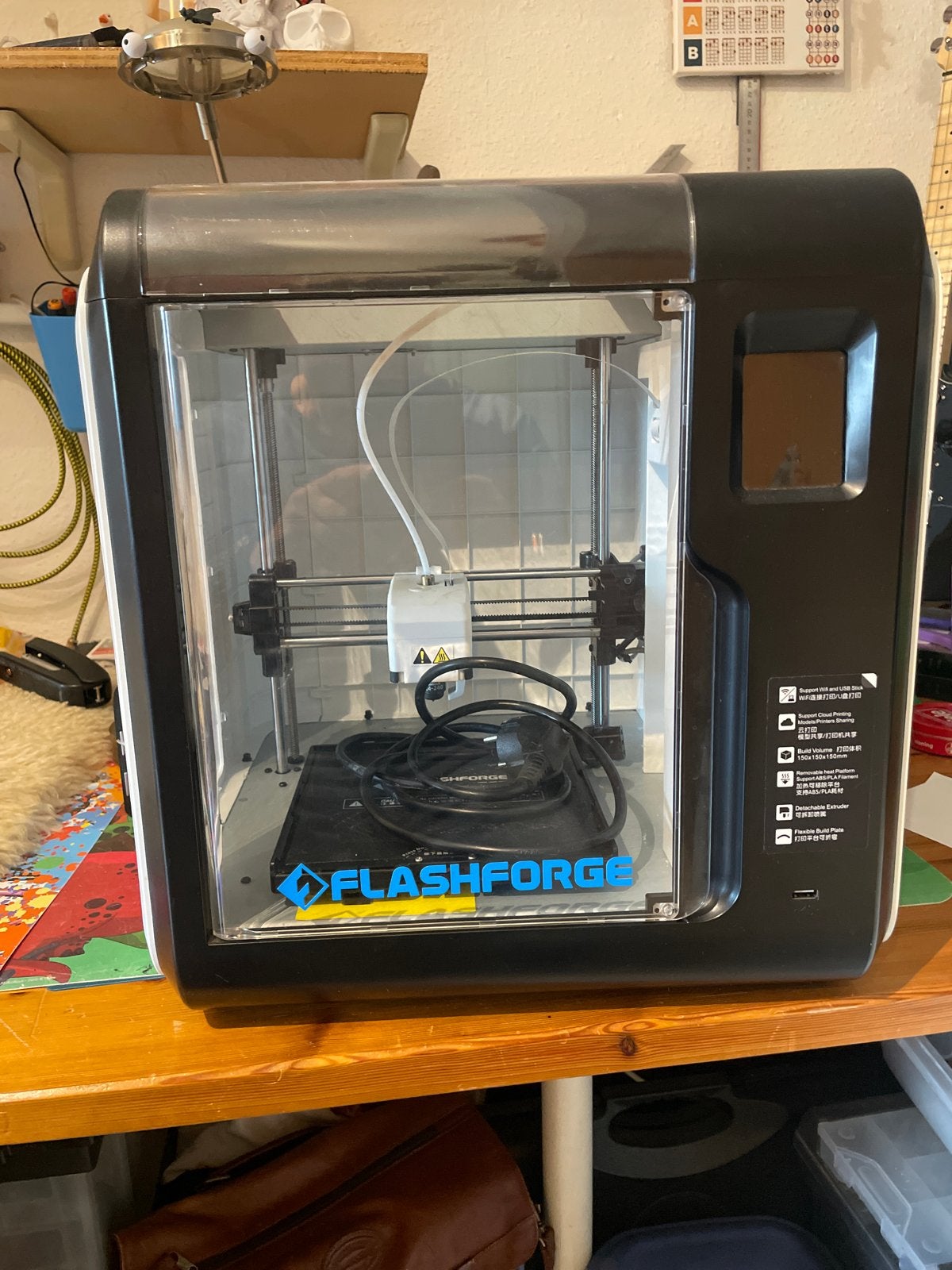 Flashforge Adventurer 3 3D-printer - Nagekeken nodig, Computers en Software, Gebruikt, Ingebouwde Wi-Fi, Ophalen of Verzenden