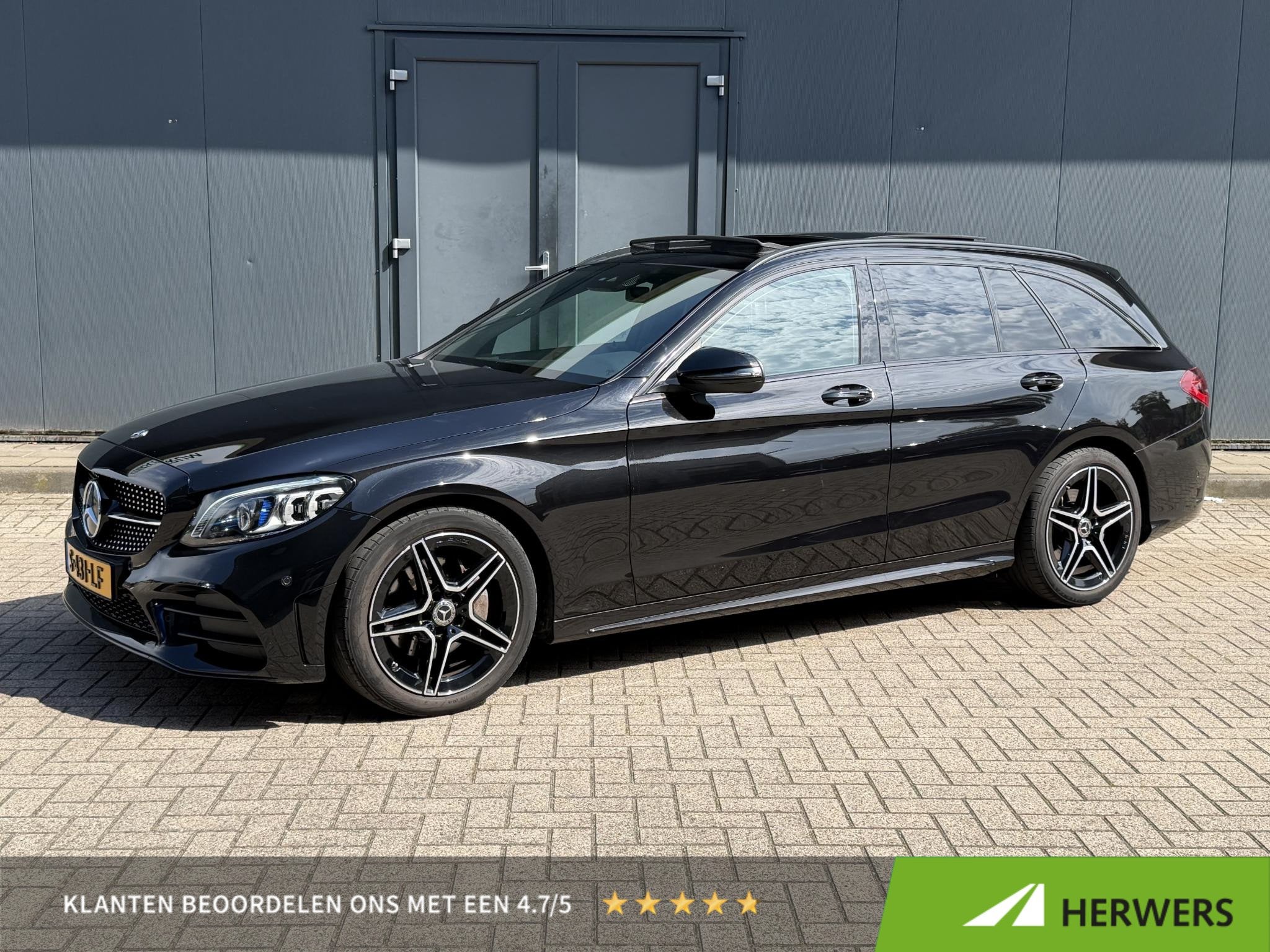 Mercedes-Benz C-klasse Estate 200 Premium Plus Pack / Elektr, Automaat, 4 cilinders, 1465 kg, Zwart