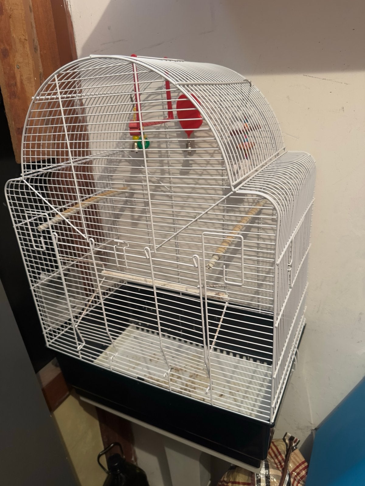 Een grote en mooie vogelkooi in goede staat., Ophalen