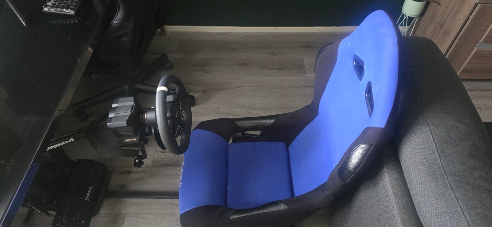 moza r3 pc/console + playseat, Computers en Software, Ophalen, Zo goed als nieuw, Moza Racing