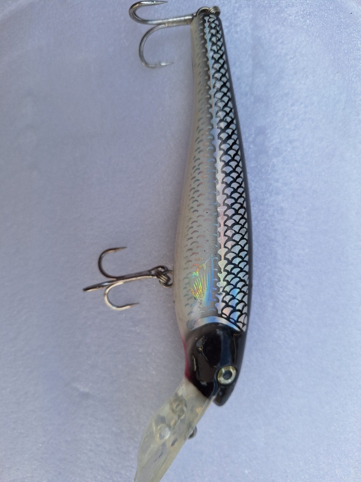 Big ernie musky mania silver shiner kunstaas plug, Ophalen of Verzenden, Overige typen