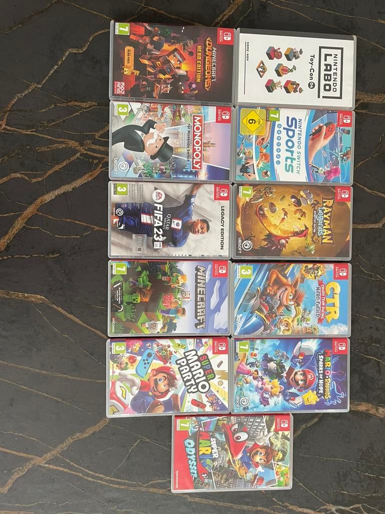 Nintendo switch games, Ophalen, 2 spelers, Zo goed als nieuw, Vanaf 3 jaar