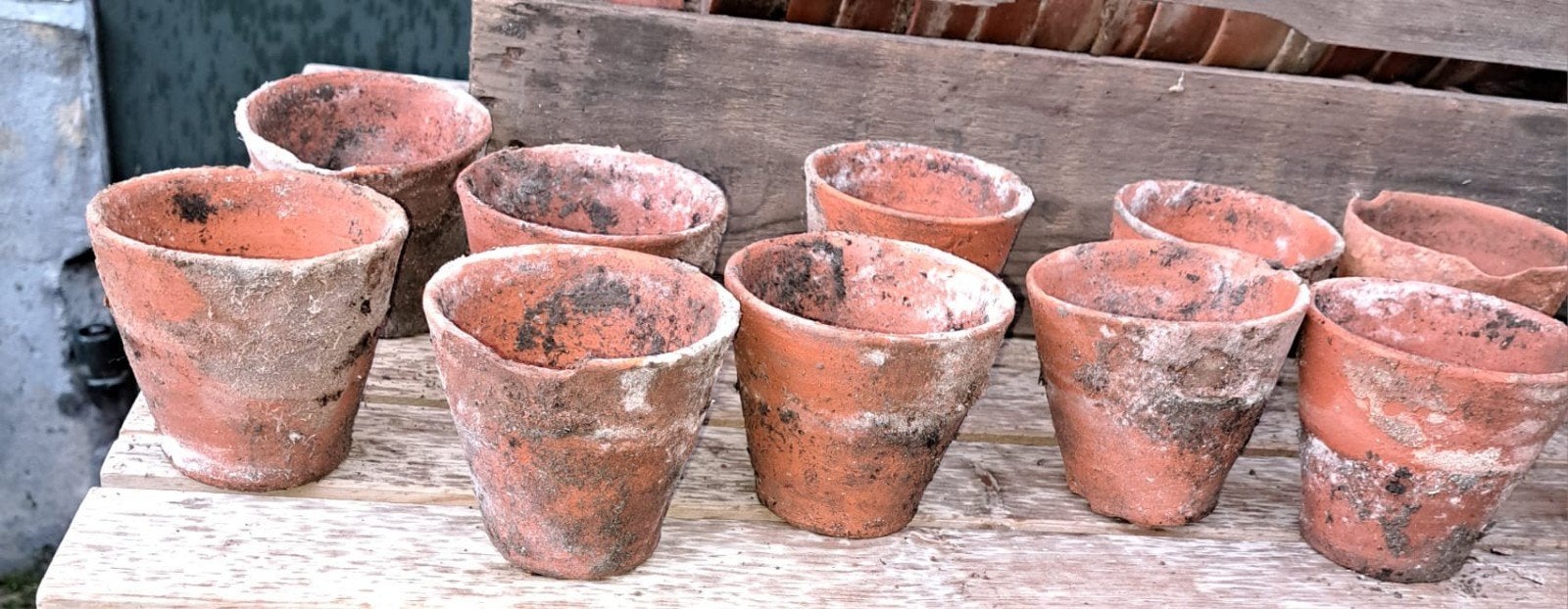 pot potten oude handgemaakte potten decoratie, Antiek en Kunst, Curiosa en Brocante, Ophalen
