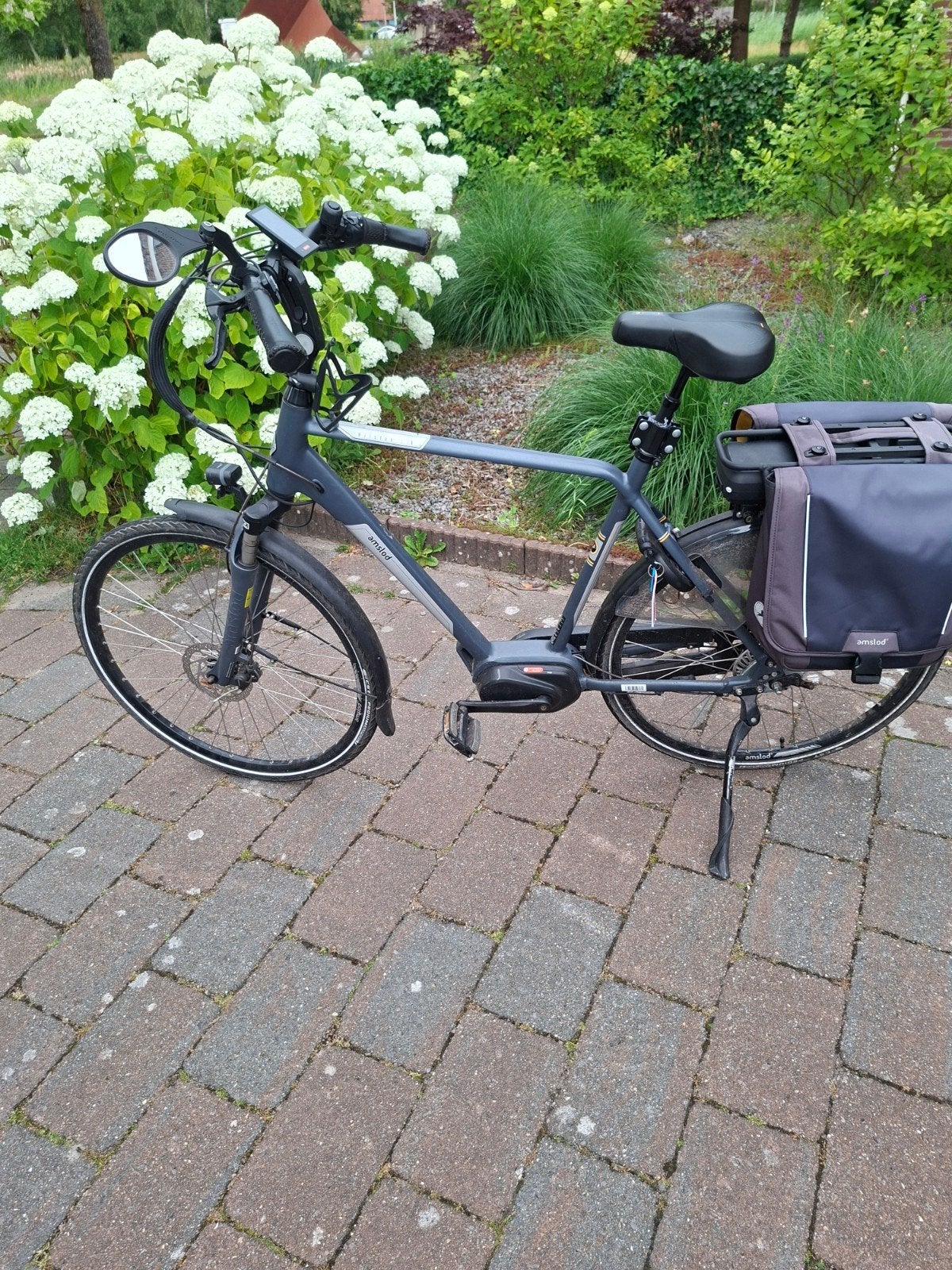 Amslod Hilston LRX met Bafang motor en 1313 km op de teller, Gebruikt, 51 tot 55 cm, 50 km per accu of meer, Ophalen