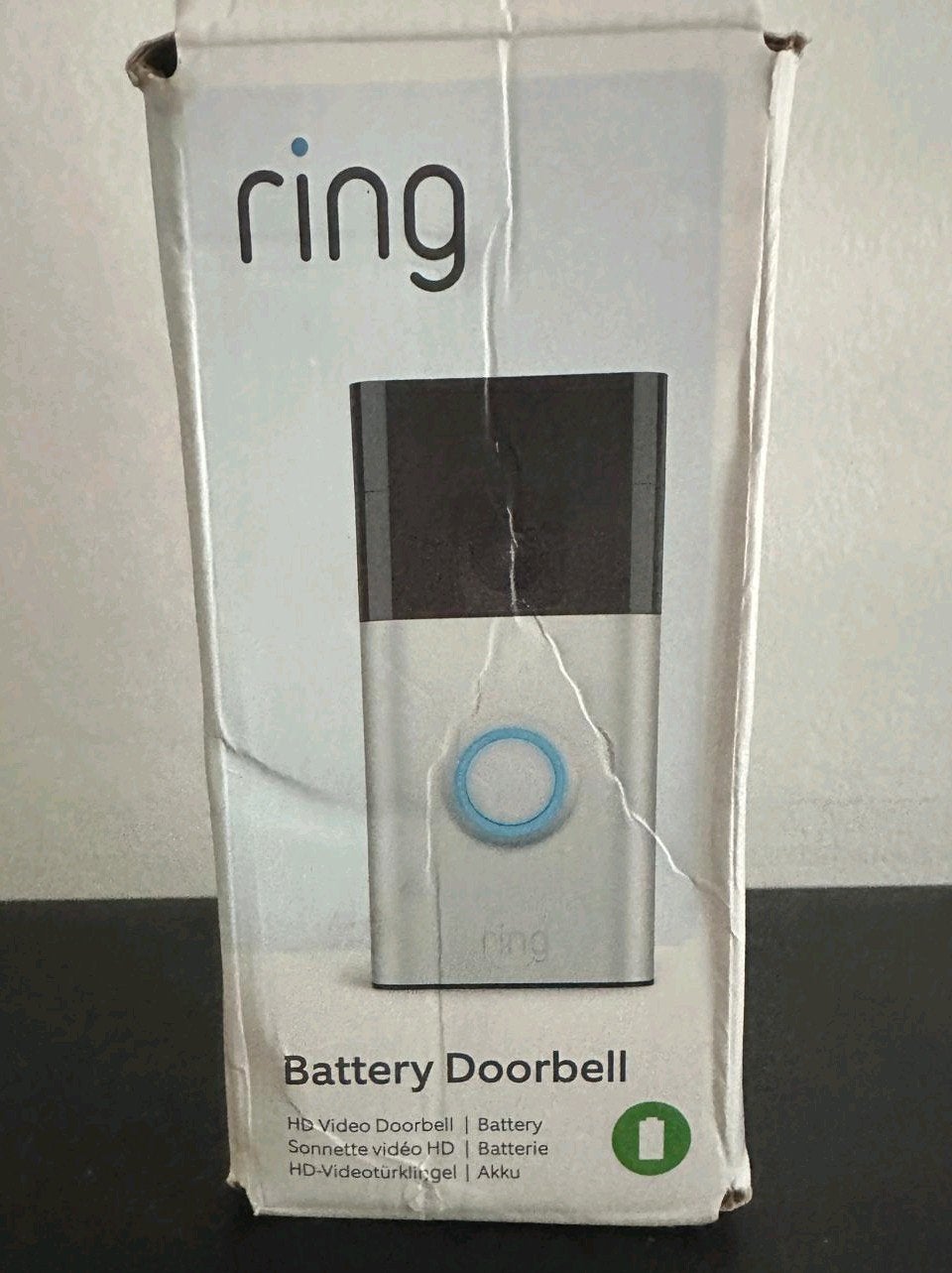Ring Video Deurbel (2de generatie), Ophalen of Verzenden, Bewegingsdetectiesensor, Zo goed als nieuw, Draadloos