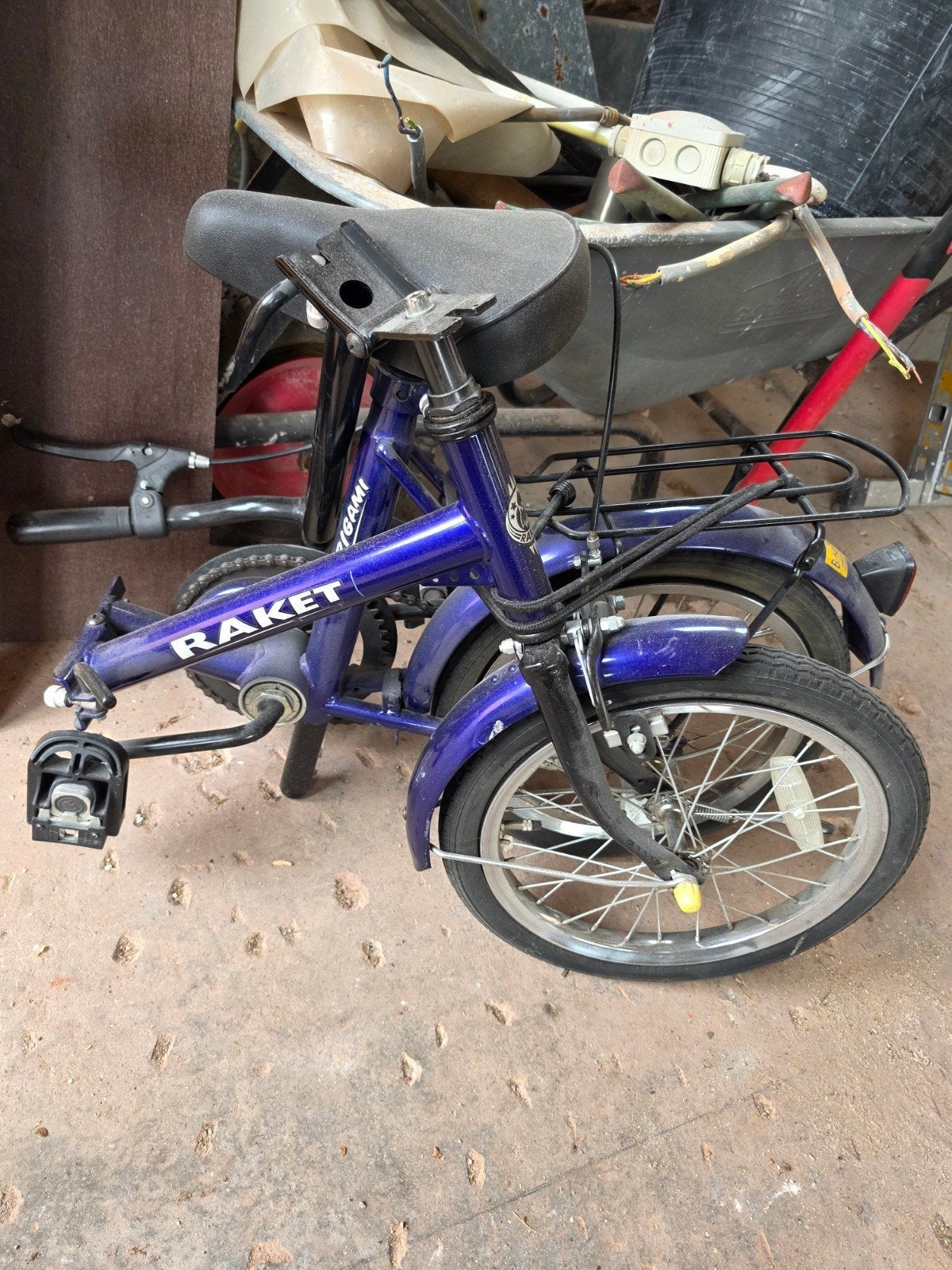 Opvouwbare fiets RAKET Origami - Compact en handig, Overige merken, Gebruikt, Velgrem, Ophalen of Verzenden