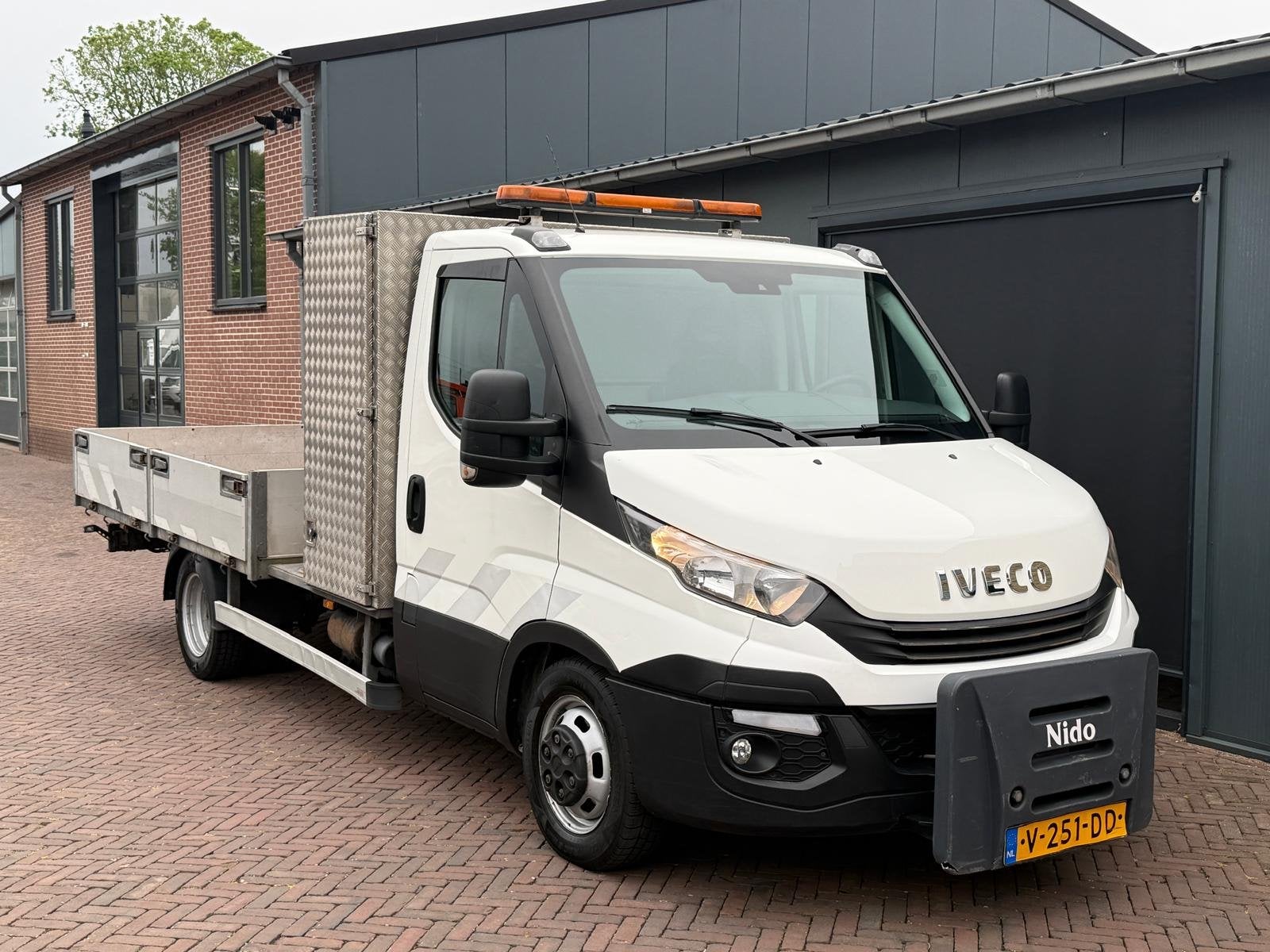 Iveco Daily 40C18 3.0 Hi Matic Openlaadbak 3.7m Amco Veba Kr, Auto's, Automaat, Gebruikt, Euro 6, 4 cilinders