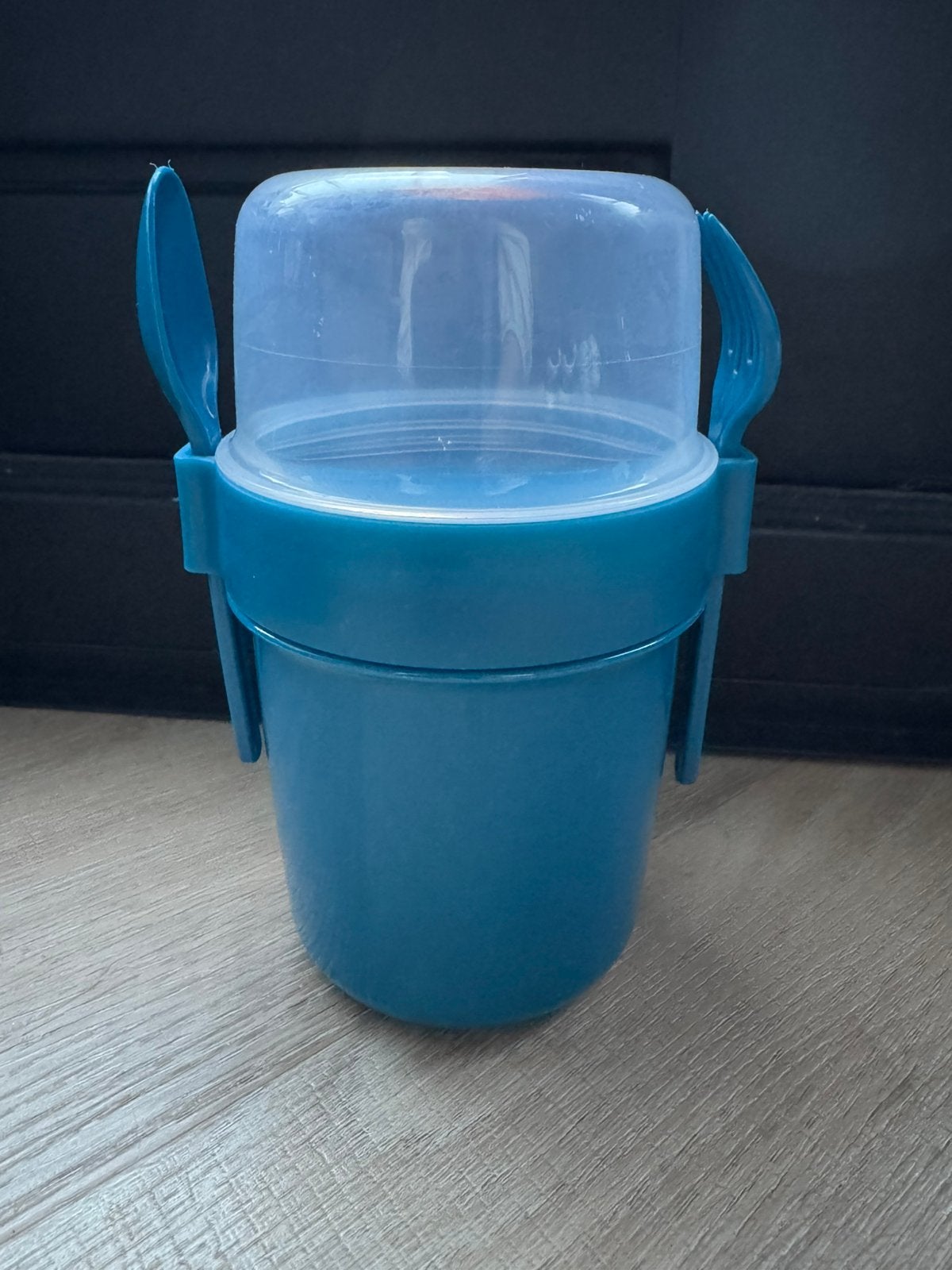 Nieuw Herbruikbare mueslibeker muesli, Ophalen of Verzenden, Nieuw, Blauw, Overige typen