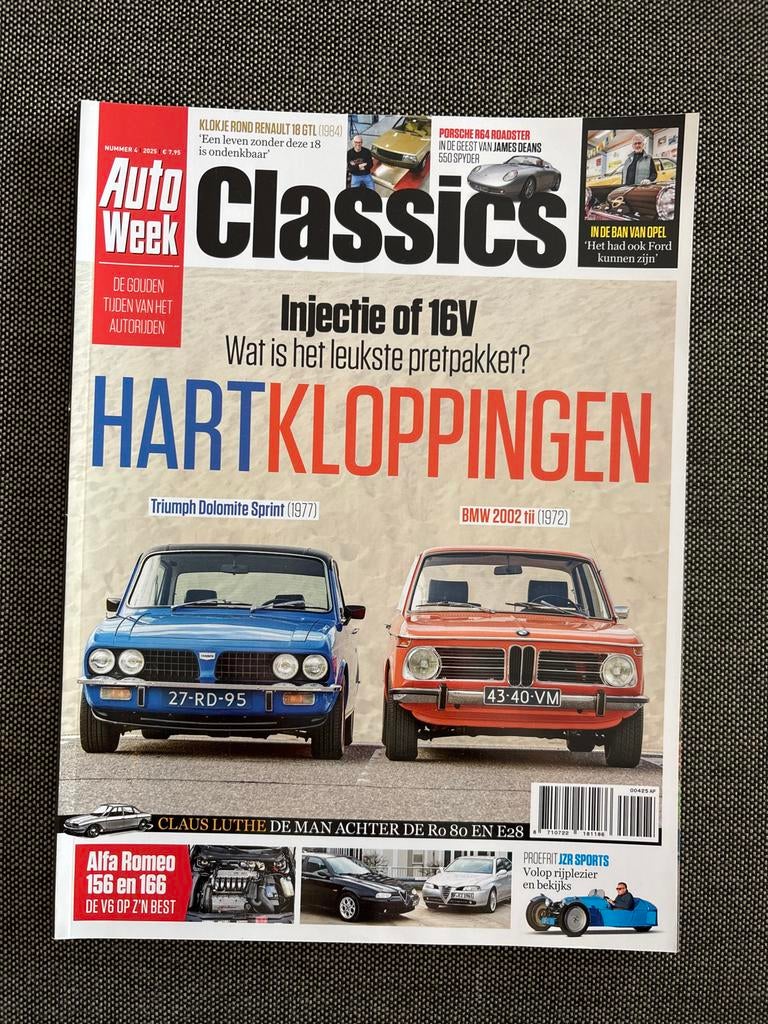 AutoWeek Classics - Nummer 4 2025 - Oldtimer Magazine, Ophalen of Verzenden, Nieuw, Overige typen