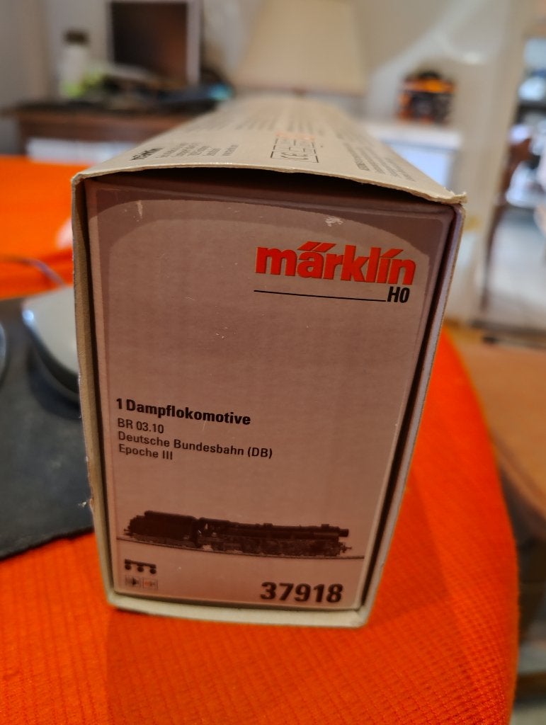 Märklin 37918 – Sneltrein-stoomlocomotief BR 03.10 DB – Mfx, Wisselstroom, Locomotief, Nieuw, Ophalen of Verzenden