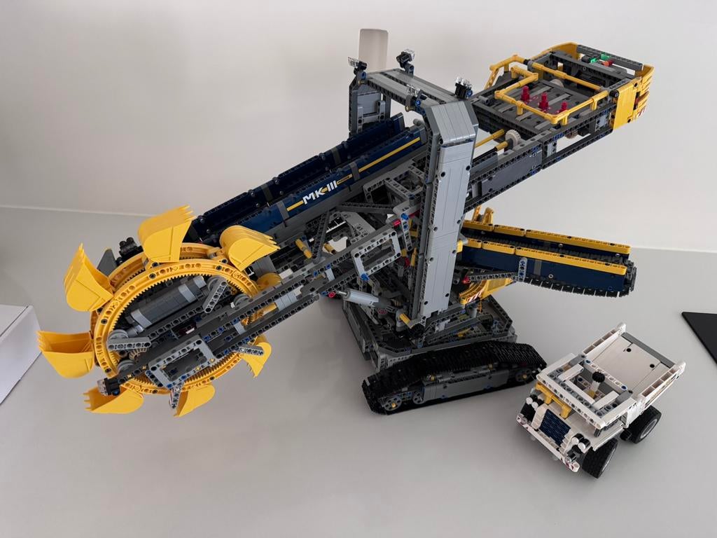 Lego 42055 Bucket Wheel Excavator, Kinderen en Baby's, Speelgoed | Duplo en Lego, Ophalen, Zo goed als nieuw, Complete set, Lego