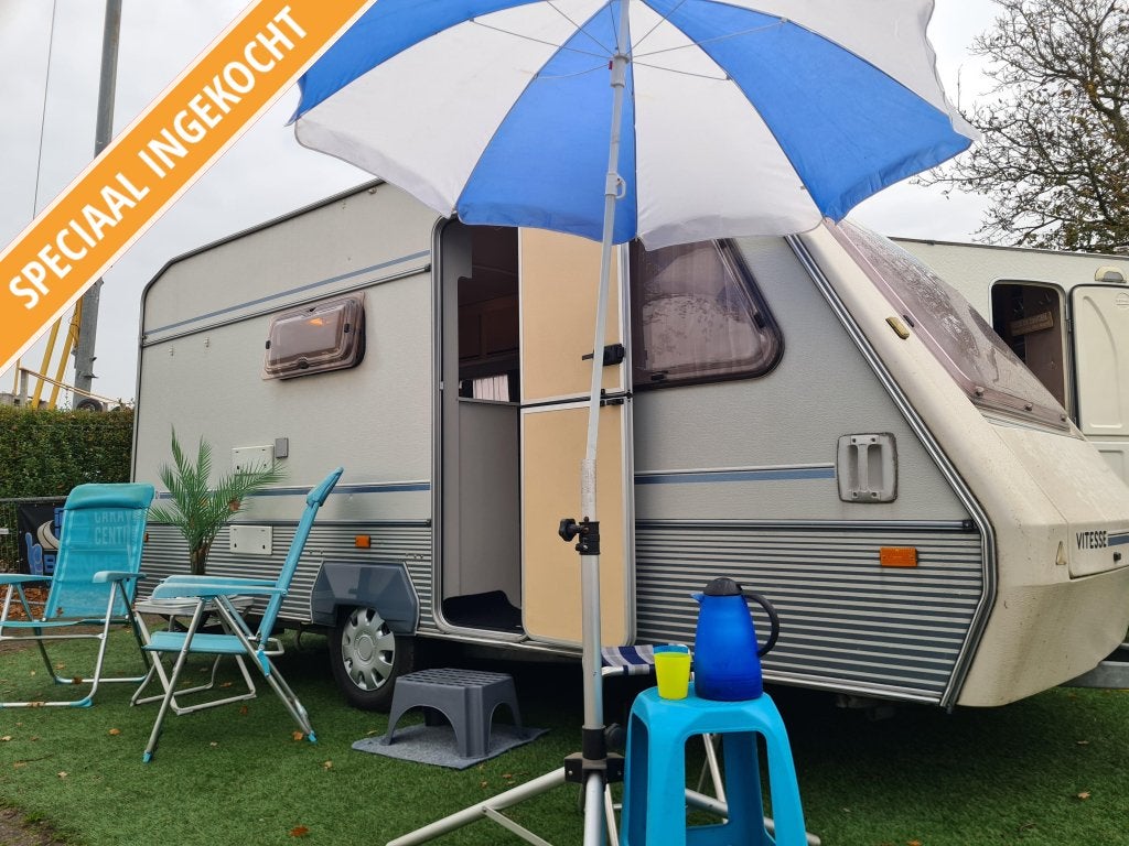 BEIJERLAND VITESSE 450 / 1988 / STUKJE NOSTALGIE !!, Caravans en Kamperen, Caravans, Overige typen, Bedrijf, Treinzit, 4 tot 5 meter