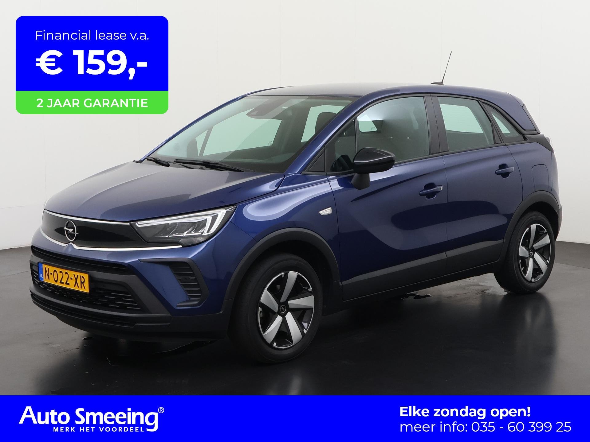 Opel Crossland 1.2 Edition | Trekhaak | Camera | Apple/Andro, Auto's, Voorwielaandrijving, Stof, Gebruikt, 1199 cc