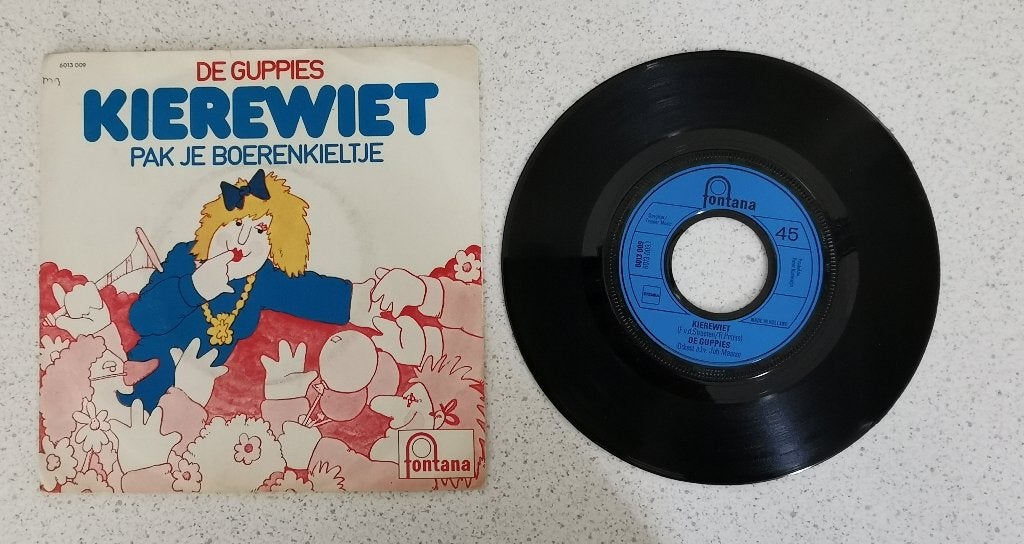 Single De Guppies - Kierewiet, Ophalen of Verzenden, Gebruikt, Overige formaten, Levenslied of Smartlap