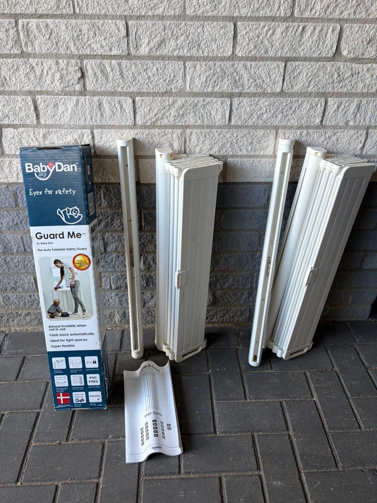 2 BabyDan Guard Me traphekjes / gebruikt / goede staat, Overige materialen, Gebruikt, Oprolhekje, Ophalen of Verzenden