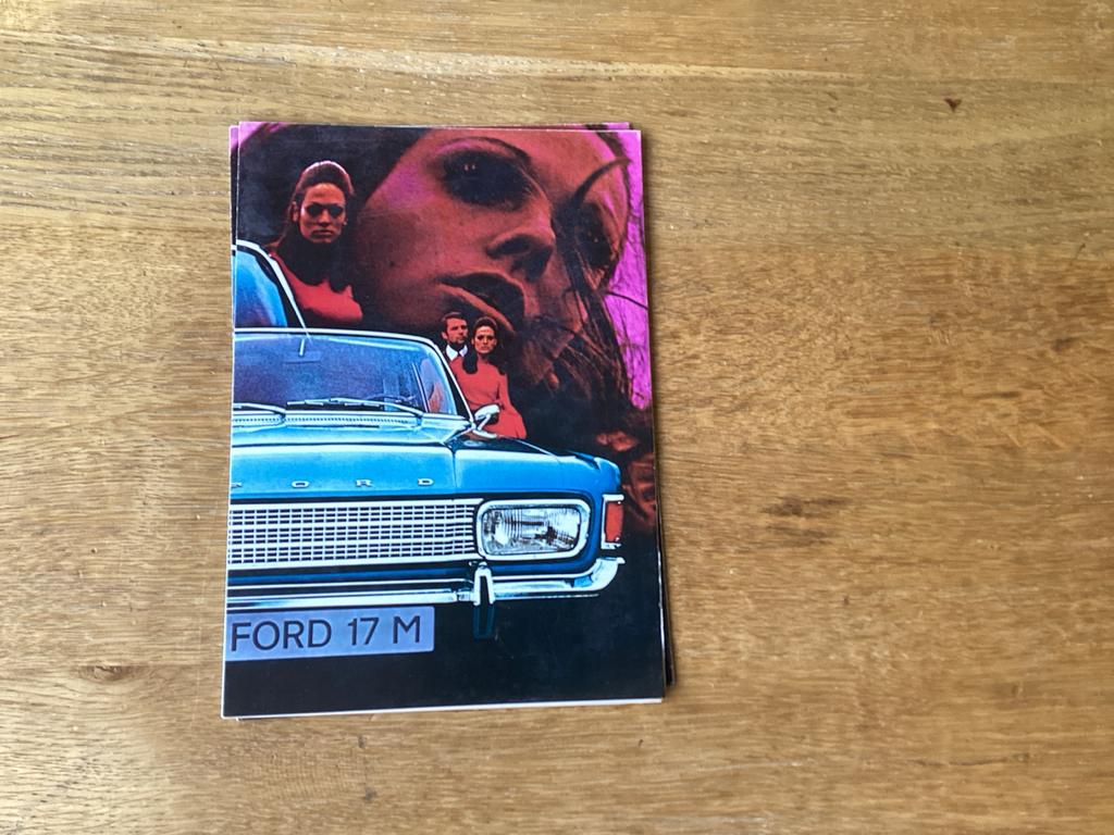 Ford Taunus 17 M brochure uit 1967 -, Ophalen of Verzenden, Zo goed als nieuw, Ford