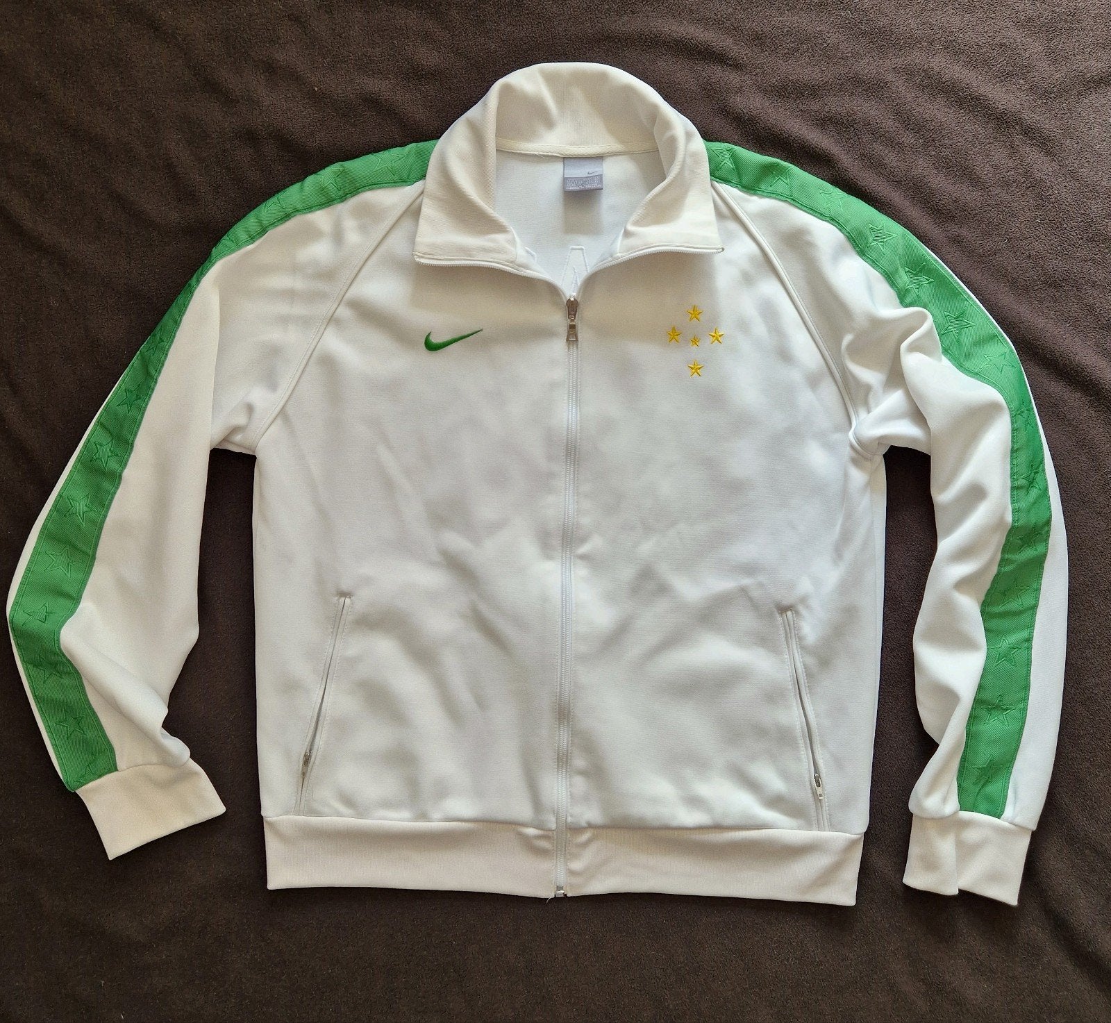 Brazilië Anthem N98 vest -  jack 2006 trainingsjack, Kleding | Heren, Sportkleding, Maat 52/54 (L), Nike, Ophalen of Verzenden