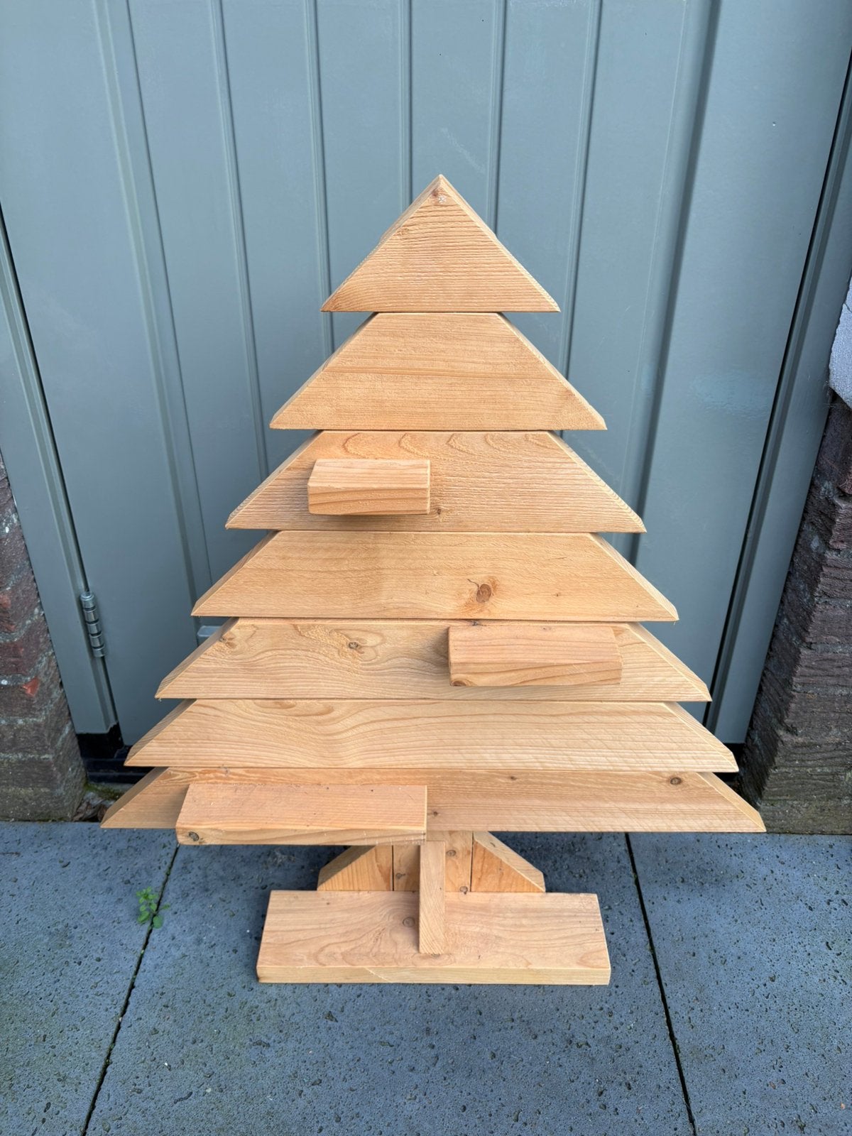 Grote houten kerstboom 83 cm, Diversen, Ophalen, Zo goed als nieuw