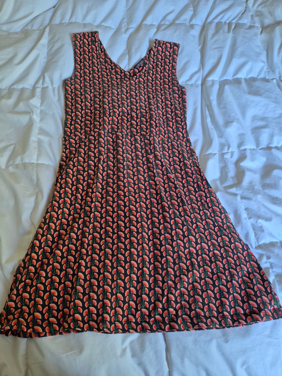 Jurk froy & dind retro patroon maat M, Kleding | Dames, Jurken, Maat 38/40 (M), Froy & dind, Ophalen of Verzenden, Zo goed als nieuw