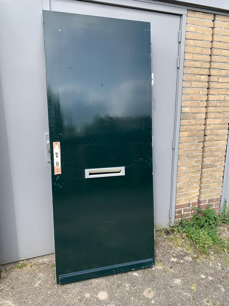 Voordeur, Doe-het-zelf en Verbouw, Deuren en Horren, Ophalen, Gebruikt, 80 tot 100 cm, Buitendeur