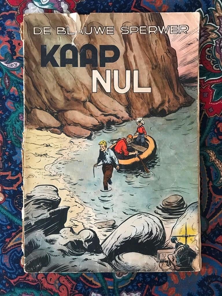 De Blauwe Sperwer /Dupuis 1954 ! Kaap Nul zie omschrijving.., Boeken, Stripboeken, Gelezen, Eén stripboek, Ophalen of Verzenden