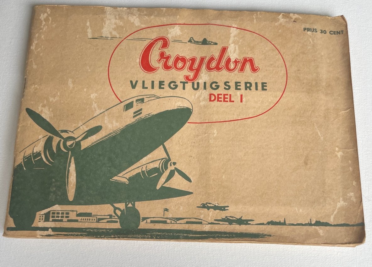 Vintage Croydon Vliegtuigserie Deel 1 - Zeldzaam Boekje, Verzamelen, Ophalen of Verzenden, Voor 1920, Nederland, Tijdschrift